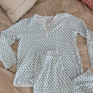 Roller Rabbit Hearts Pajamas (turquoise)